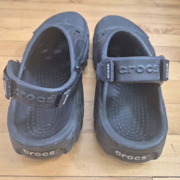 Crocs Baya Clogs Slip On Waterproof Sandals Black Sz 10 - Picture 8 of 8